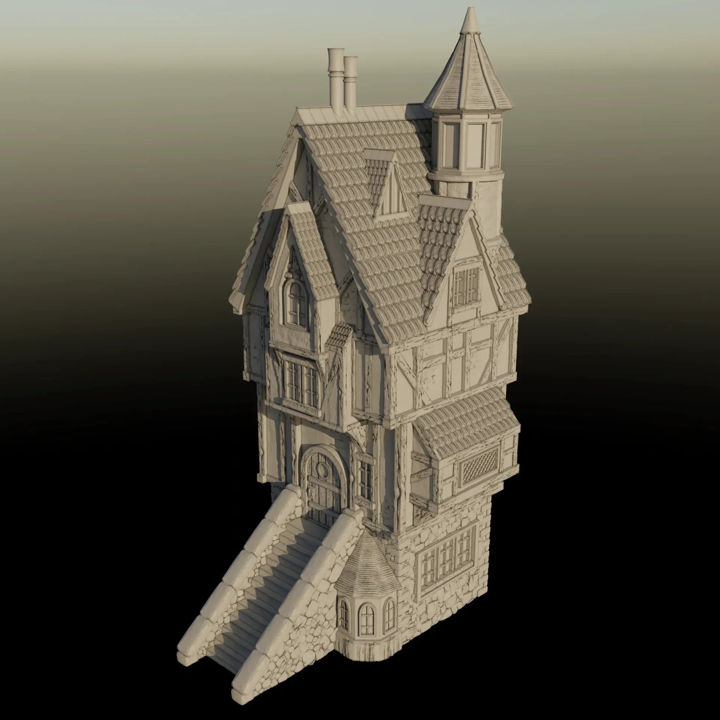 Building 4 - City of Spiritdale - Fantasy Building