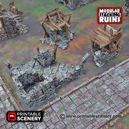 Burgomaster's Office - Ruined Fantasy Building