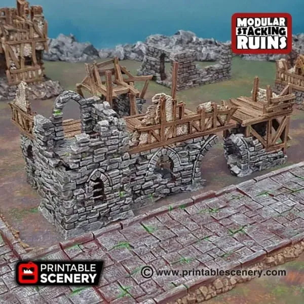Burgomaster's Office - Ruined Fantasy Building