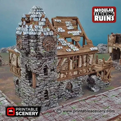 Burgomaster's Office - Ruined Fantasy Building
