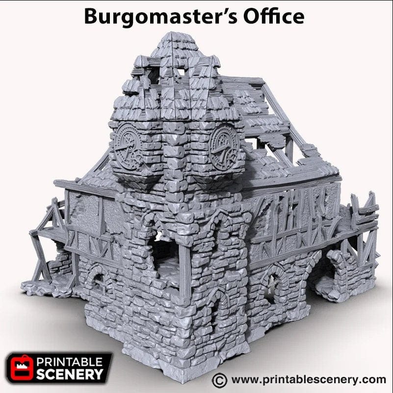 Burgomaster's Office - Ruined Fantasy Building