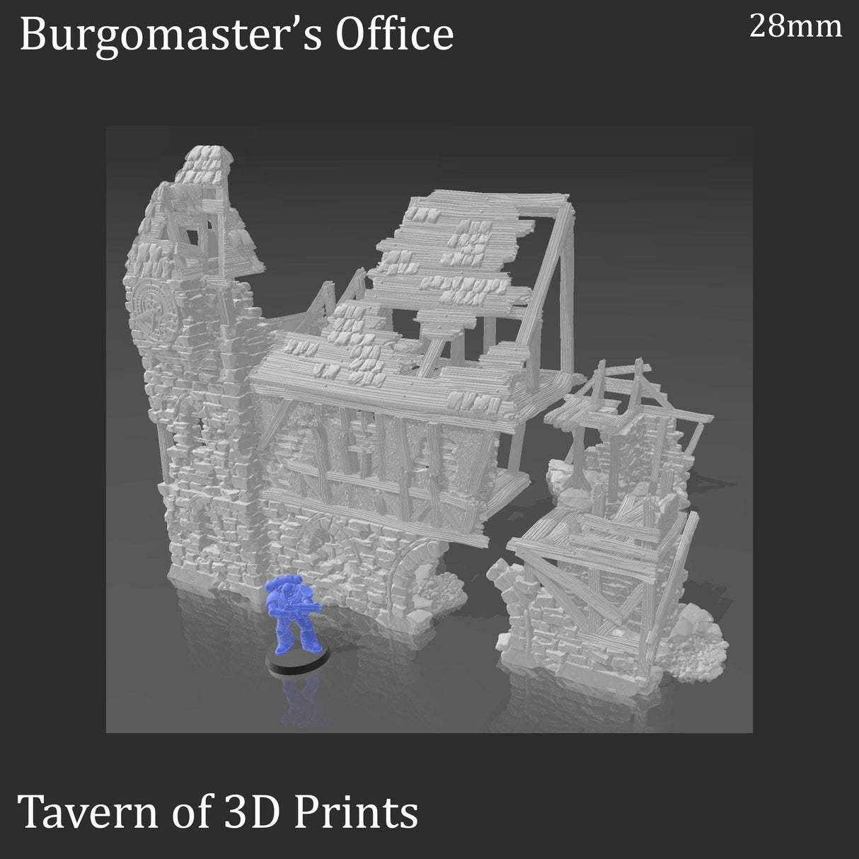 Burgomaster's Office - Ruined Fantasy Building