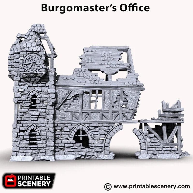 Burgomaster's Office - Ruined Fantasy Building