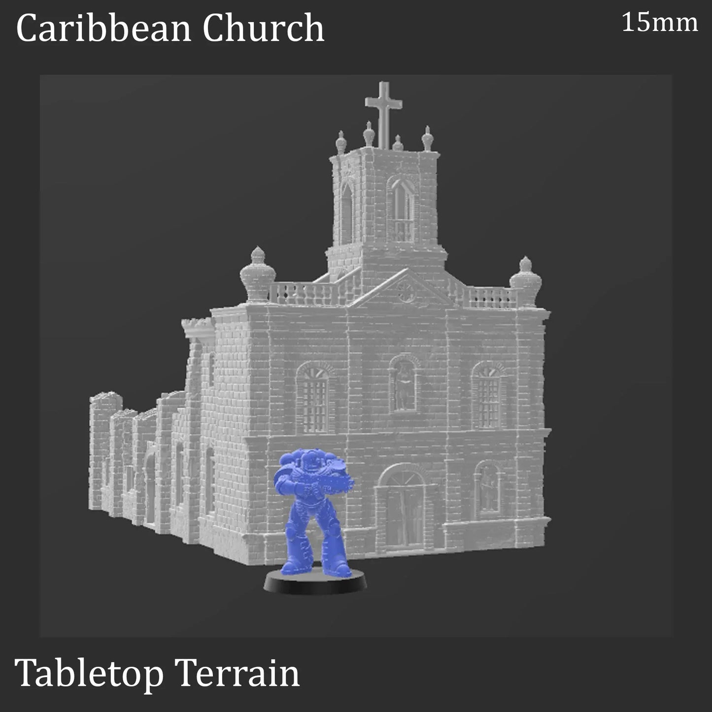 Caribbean Church - Ruined Building