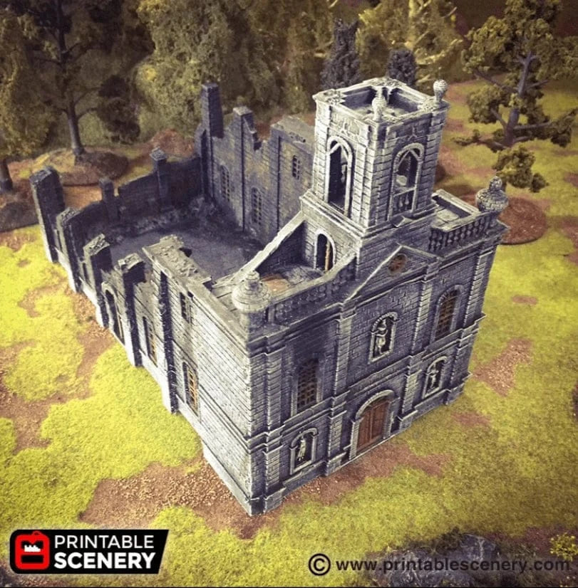 Caribbean Church - Ruined Building