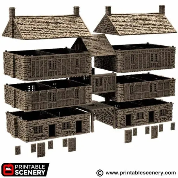 Cobblestone Way - Country & King - Fantasy Historical Building