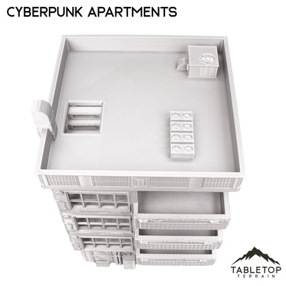 Cyberpunk Apartments - Cyberpunk Building