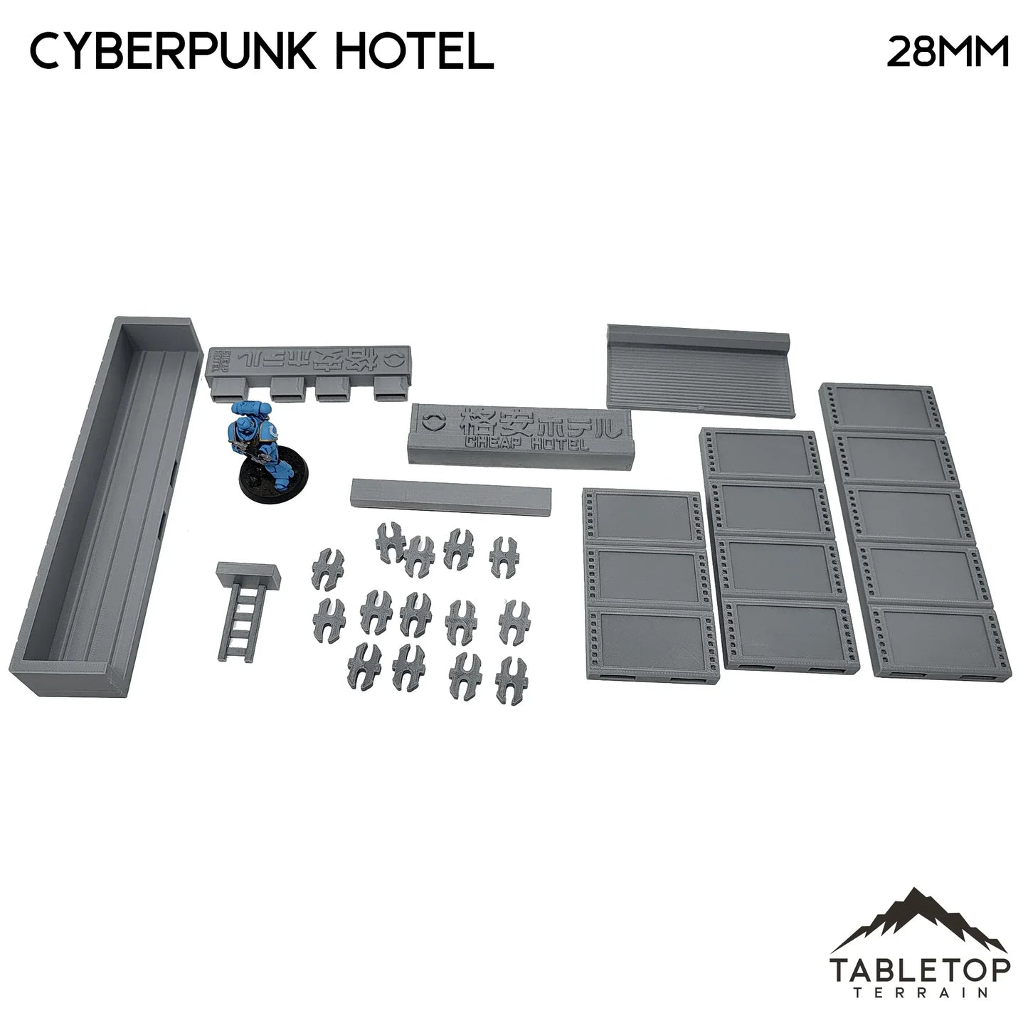 Cyberpunk Hotel Block - Cyberpunk Building