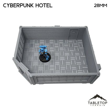 Cyberpunk Hotel Block - Cyberpunk Building