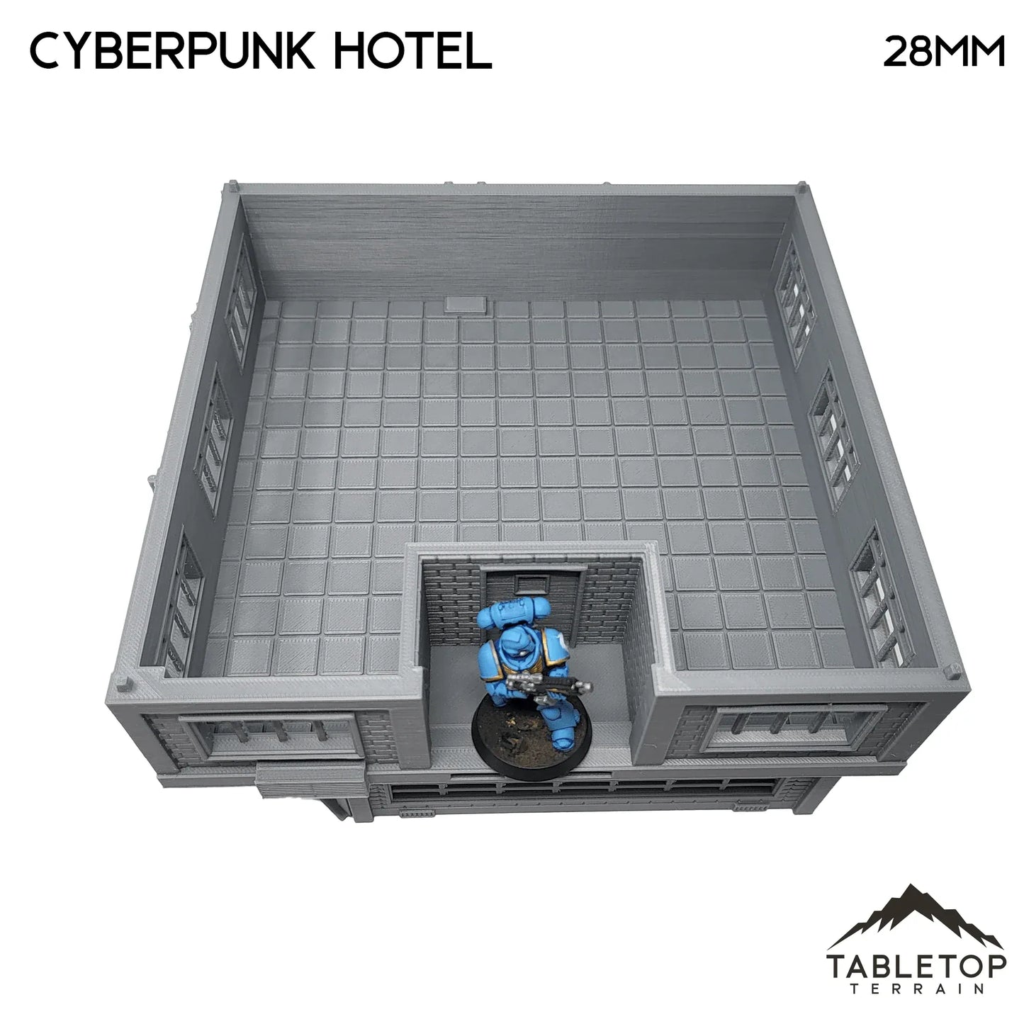 Cyberpunk Hotel Block - Cyberpunk Building