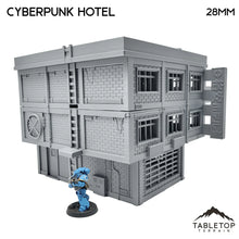 Cyberpunk Hotel Block - Cyberpunk Building