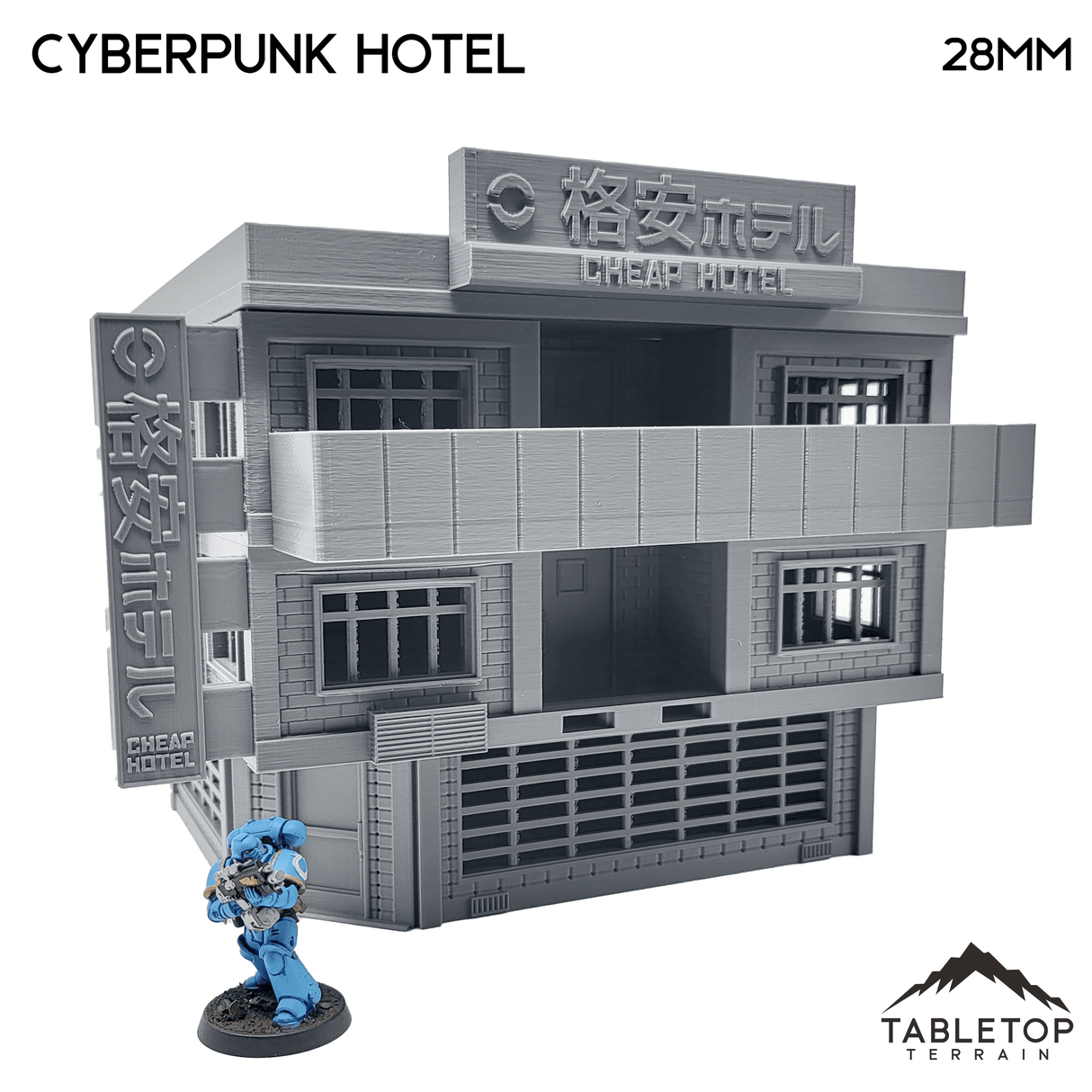 Cyberpunk Hotel Block - Cyberpunk Building