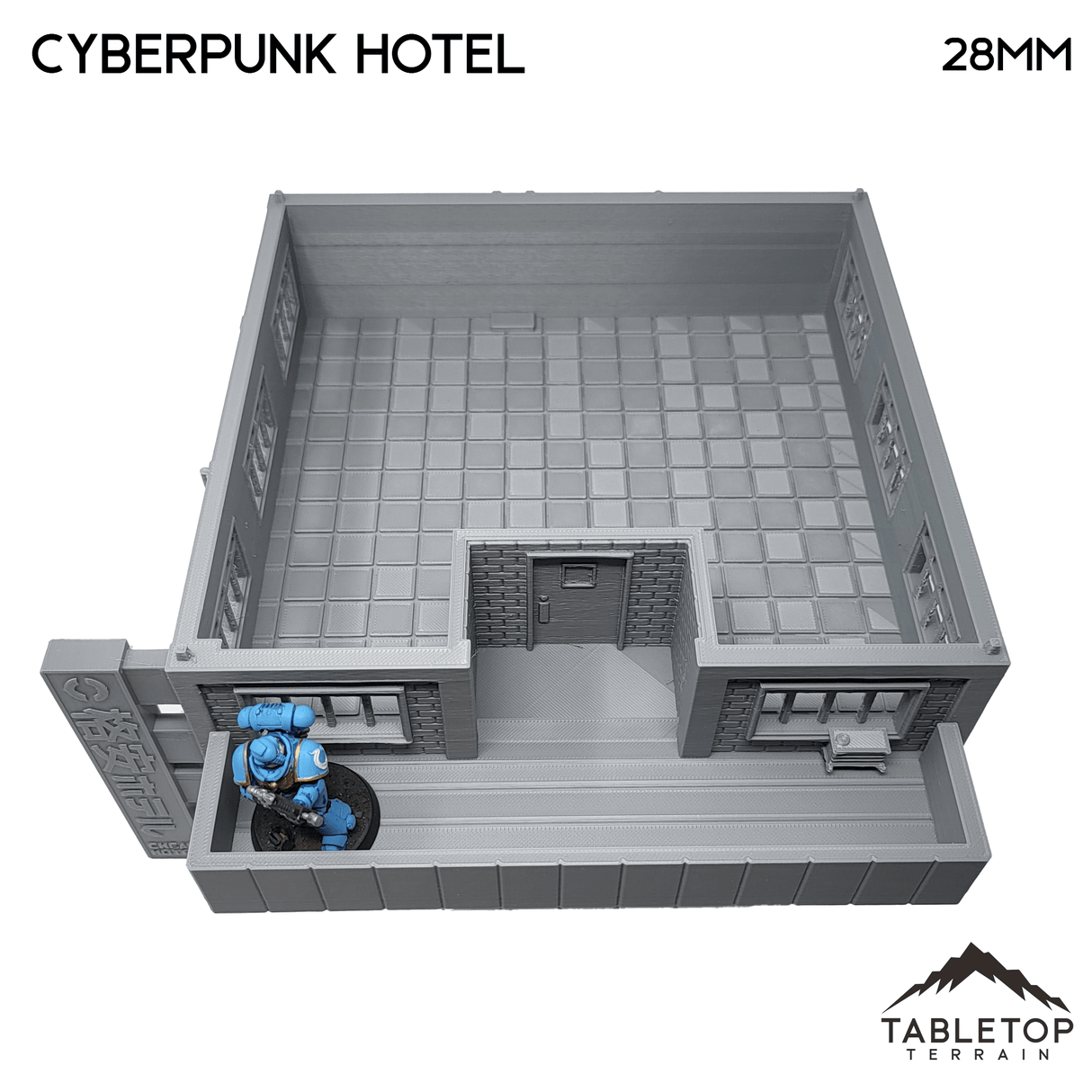 Cyberpunk Hotel Block - Cyberpunk Building