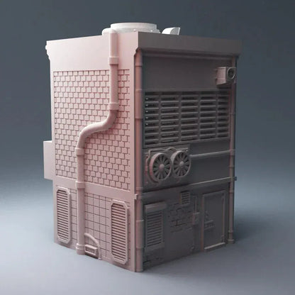 Cyberpunk Super Noodles - Cyberpunk Building