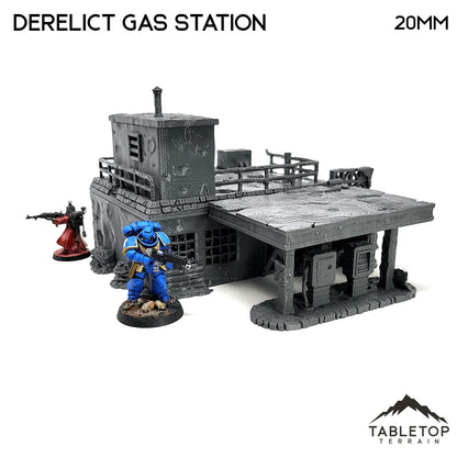 Derelict Gas Station - Apocalyptic Building