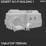 Desert Sci-Fi Building 1 - Star Wars Legion Building