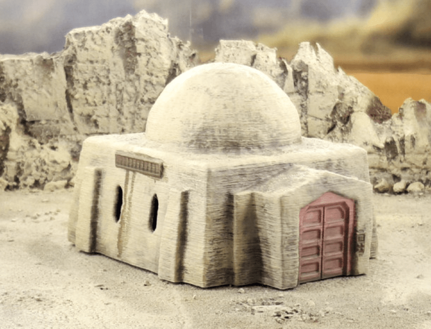 Desert Sci-Fi Building 3 - Star Wars Legion Building
