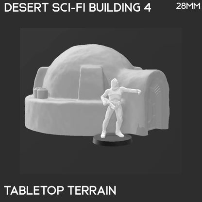 Desert Sci-Fi Building 4