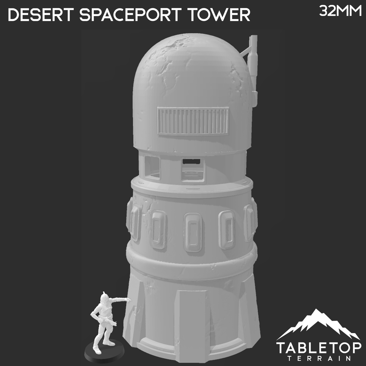 Desert Spaceport Tower - Star Wars Legion Tower