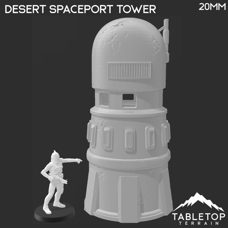 Desert Spaceport Tower - Star Wars Legion Tower