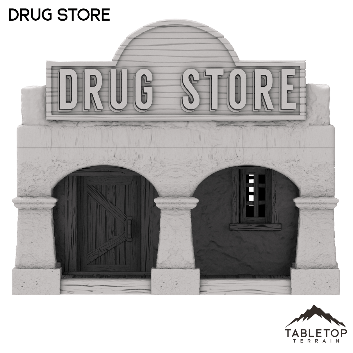 Spanish Drug Store - Old Wild Western Rush