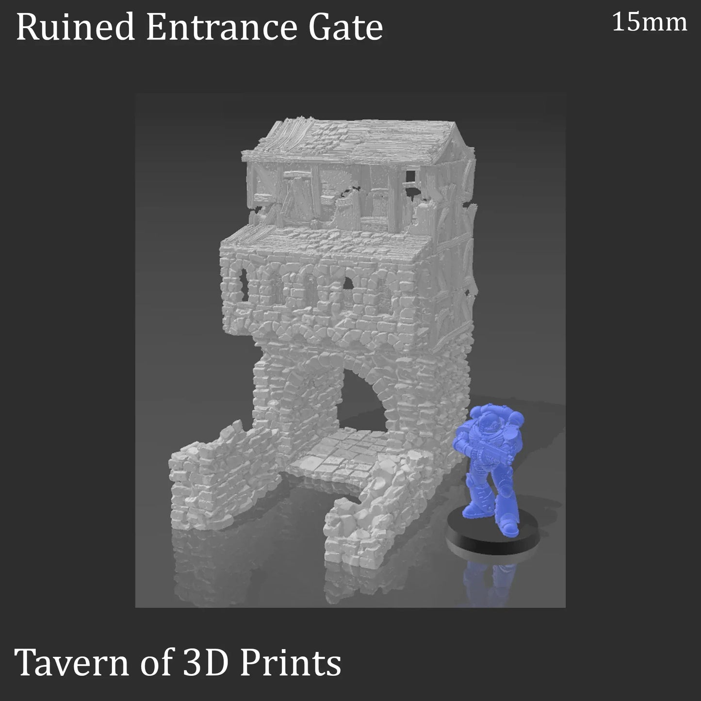 Ruined Gatehouse - Fantasy Building
