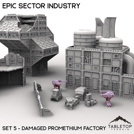 Epic Sector Industry - Set 5 - Damaged Promethium Factory