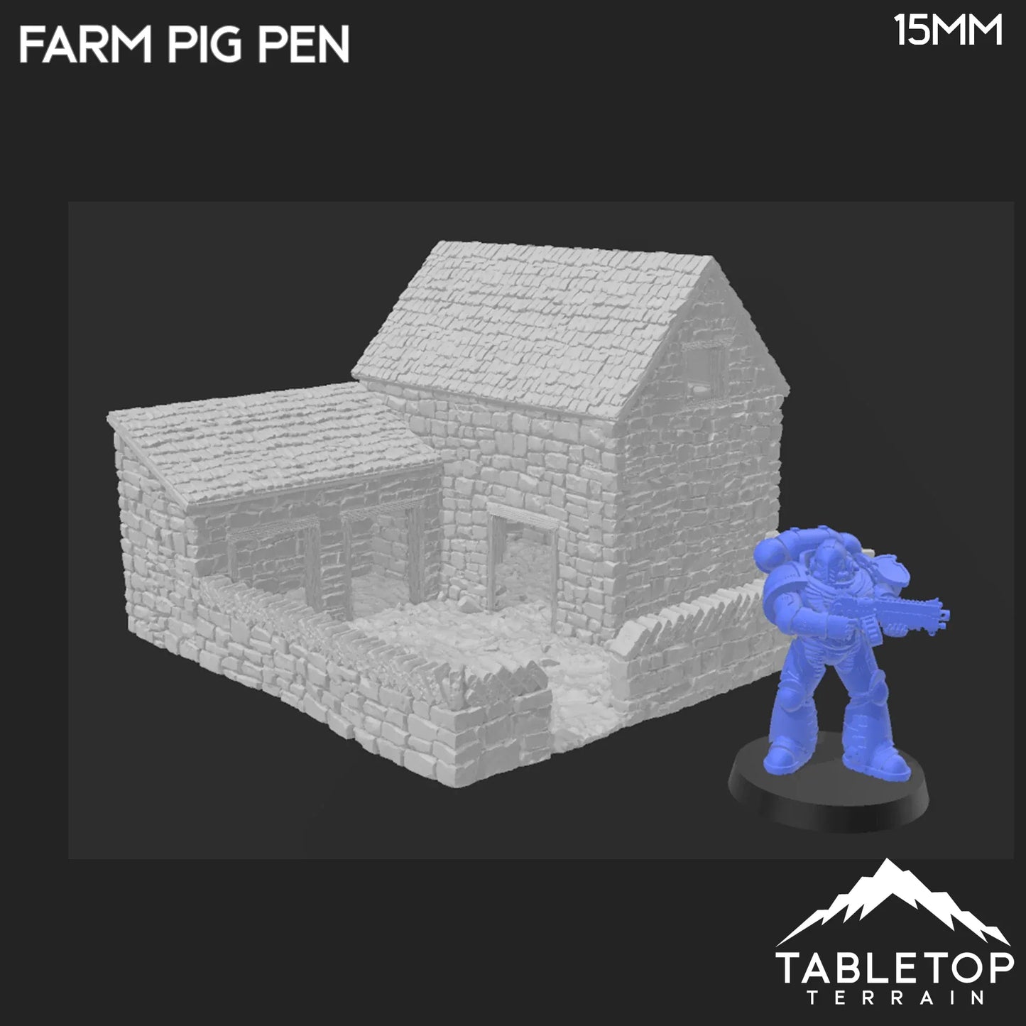 Farm Pig Pen - Country & King - Fantasy Historical Building