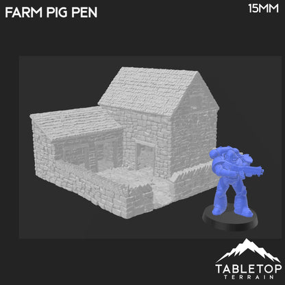 Farm Pig Pen - Country & King - Fantasy Historical Building