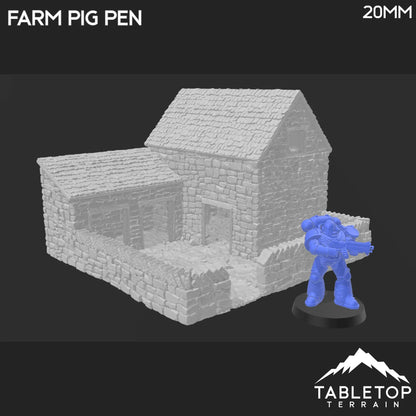 Farm Pig Pen - Country & King - Fantasy Historical Building
