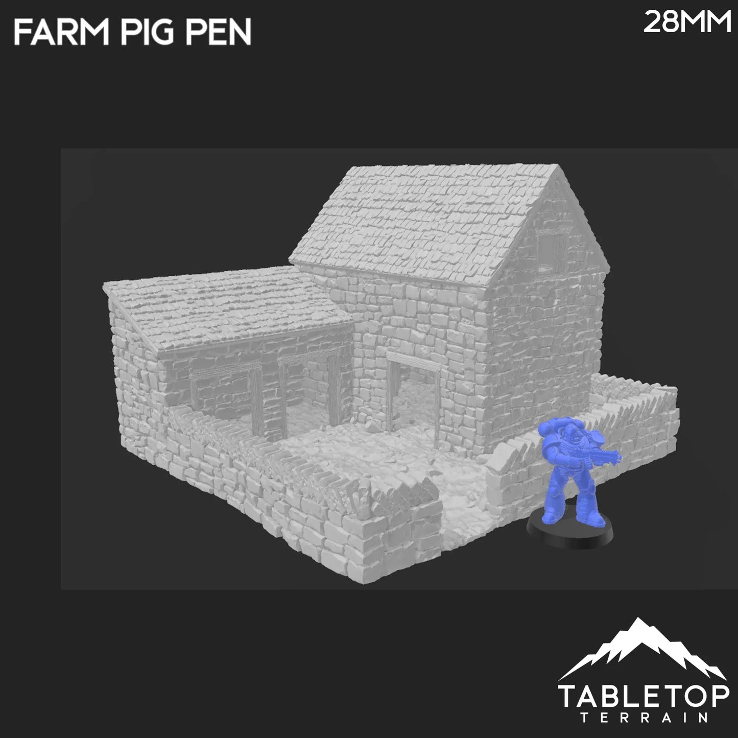 Farm Pig Pen - Country & King - Fantasy Historical Building