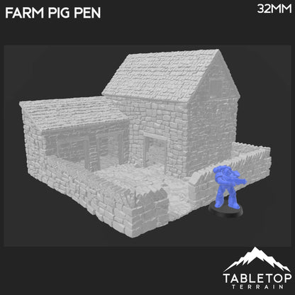 Farm Pig Pen - Country & King - Fantasy Historical Building