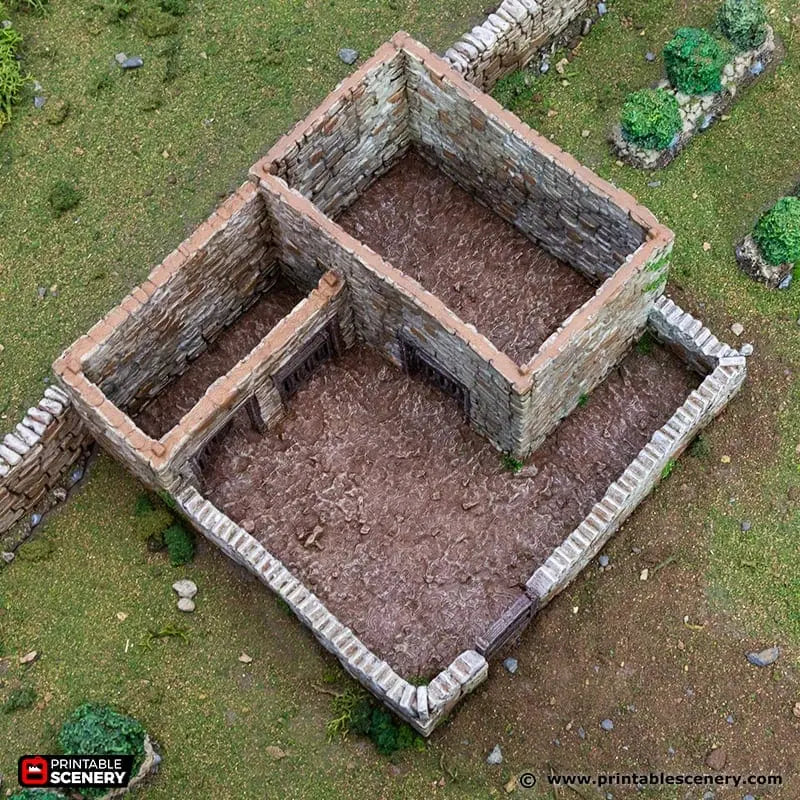 Farm Pig Pen - Country & King - Fantasy Historical Building