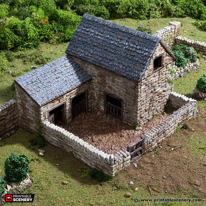 Farm Pig Pen - Country & King - Fantasy Historical Building