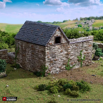 Farm Pig Pen - Country & King - Fantasy Historical Building