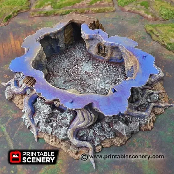 Feywild Cabin - Ruined Fantasy Building