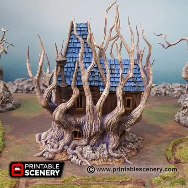 Feywild Cabin - Ruined Fantasy Building