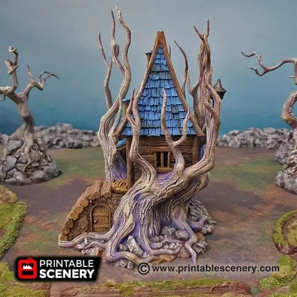 Feywild Cabin - Ruined Fantasy Building