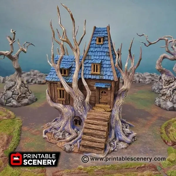 Feywild Cabin - Ruined Fantasy Building