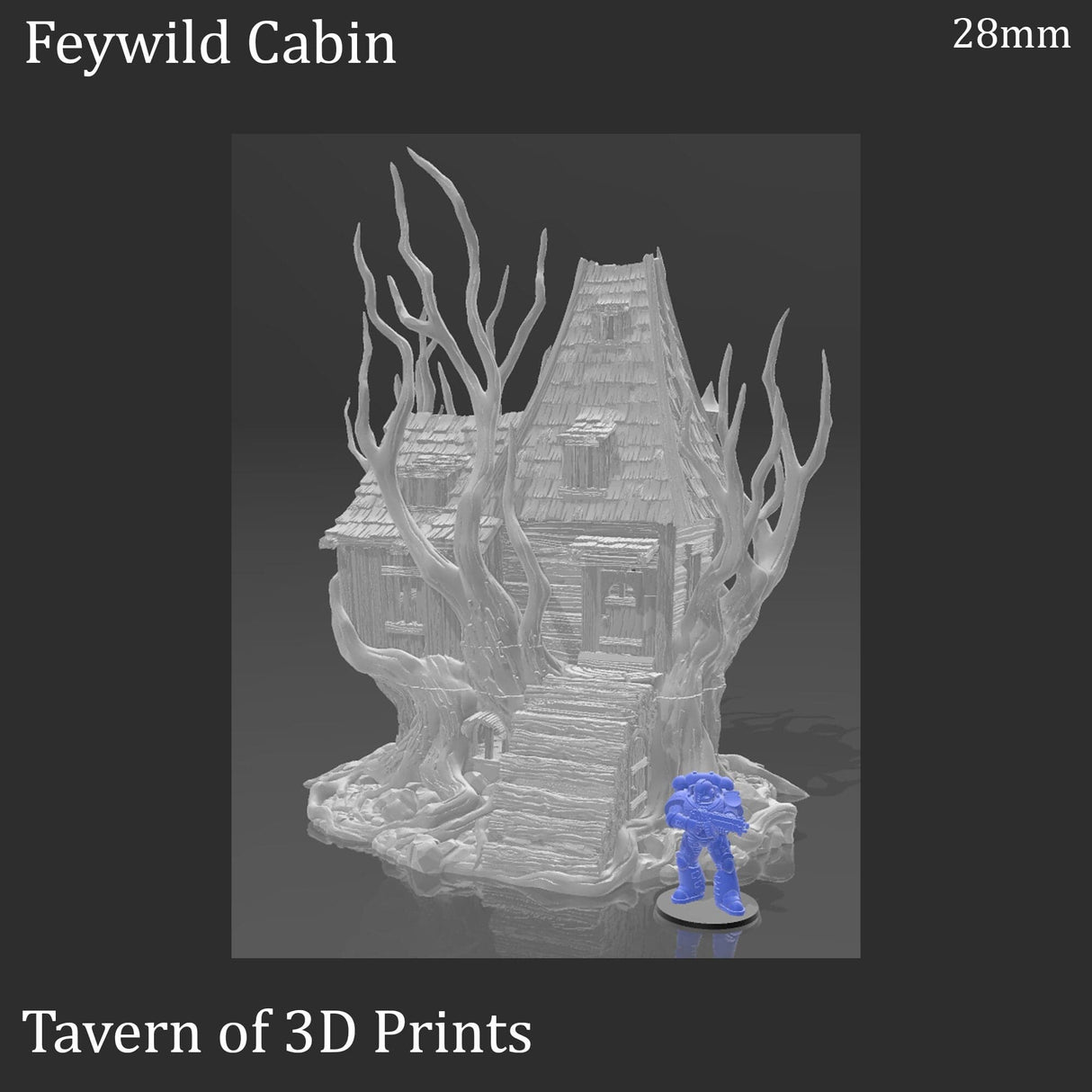 Feywild Cabin - Ruined Fantasy Building