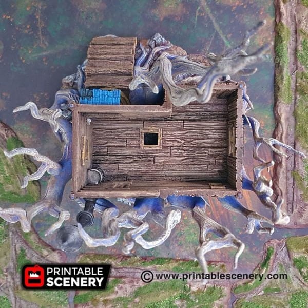 Feywild Cabin - Ruined Fantasy Building