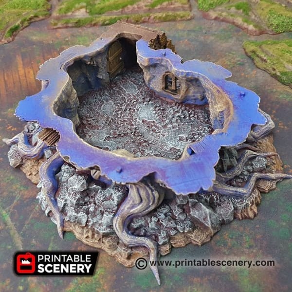 Feywild Cabin - Ruined Fantasy Building