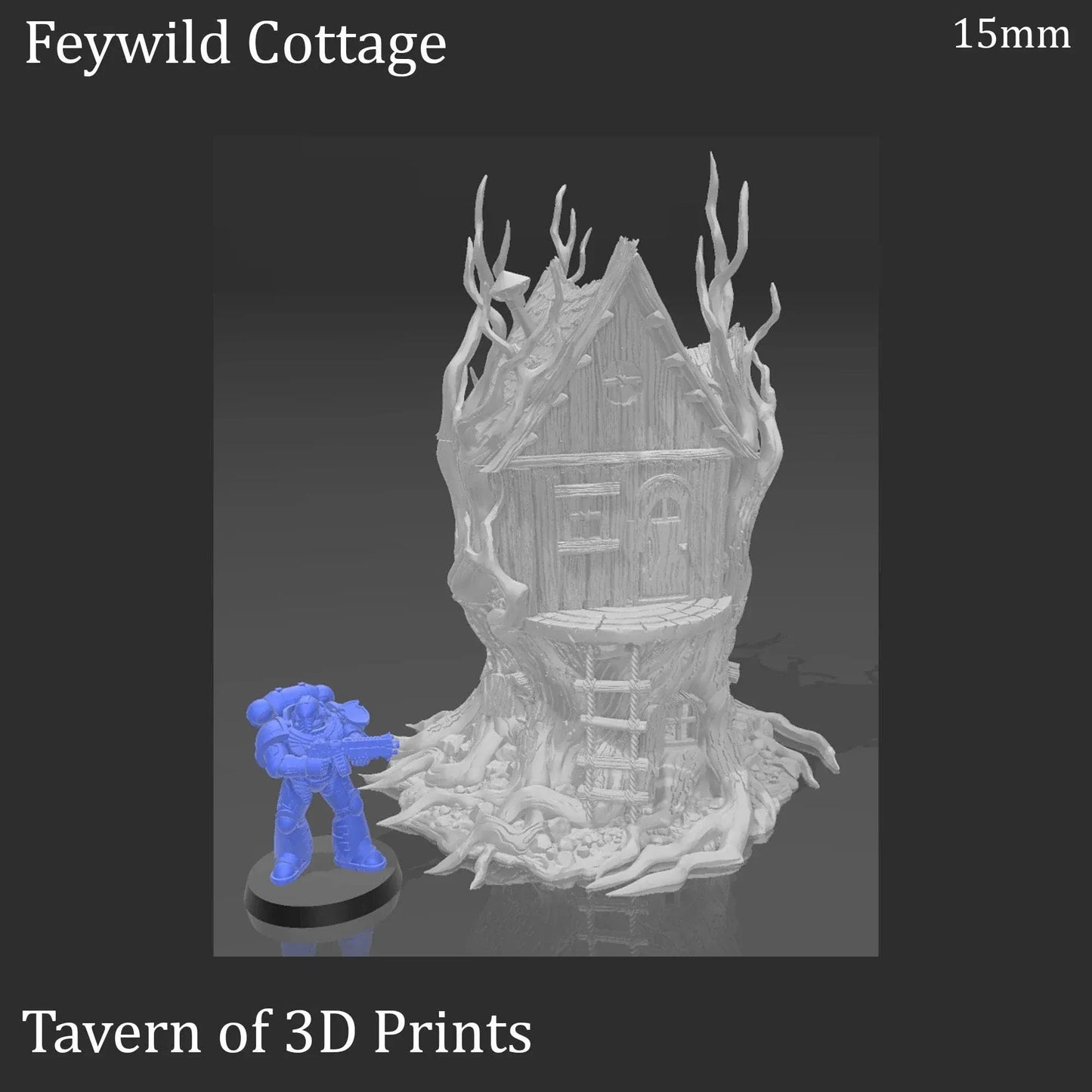 Feywild Cottage - Ruined Fantasy Building