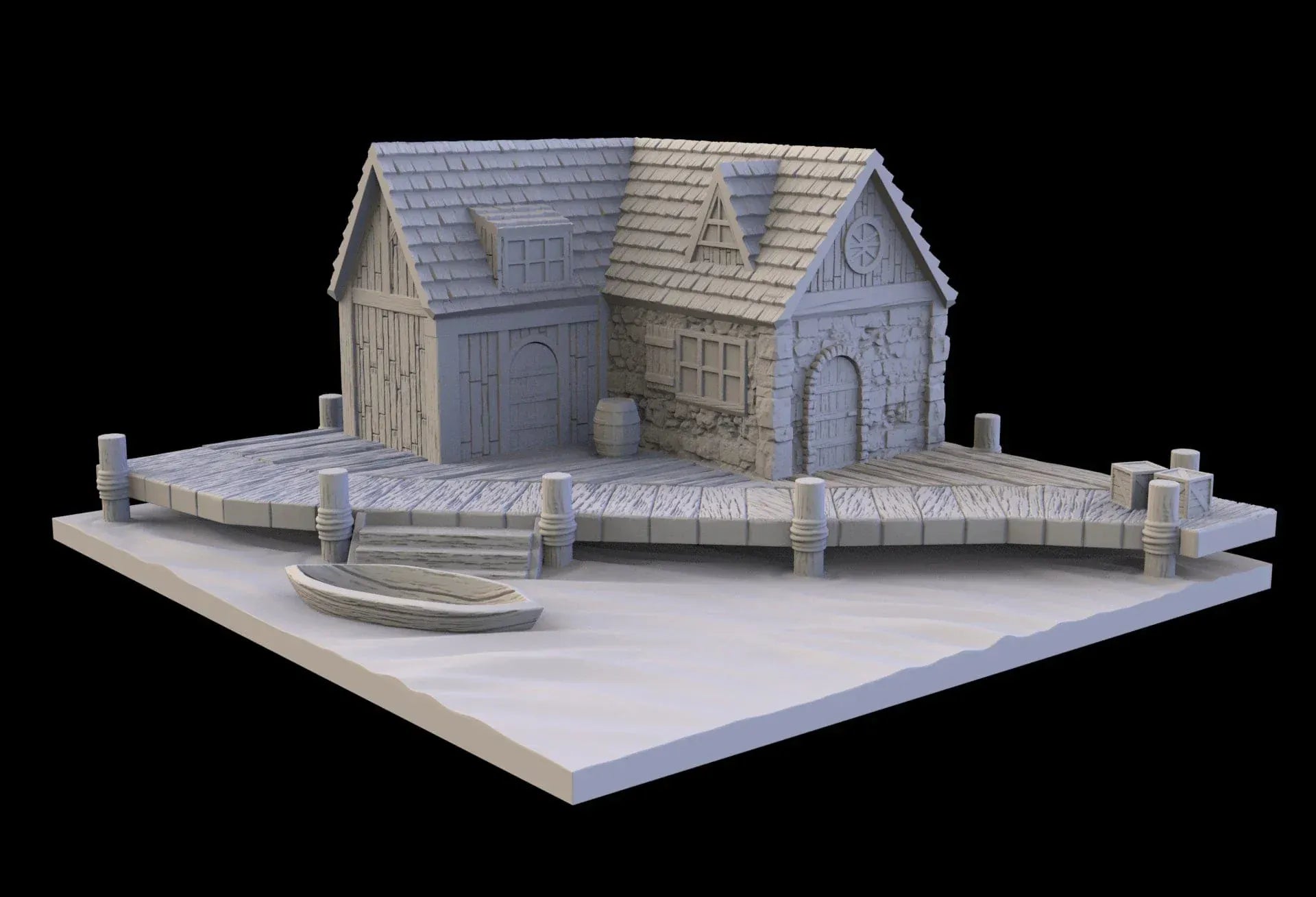 Fishery - Town of Grexdale - Fantasy Building