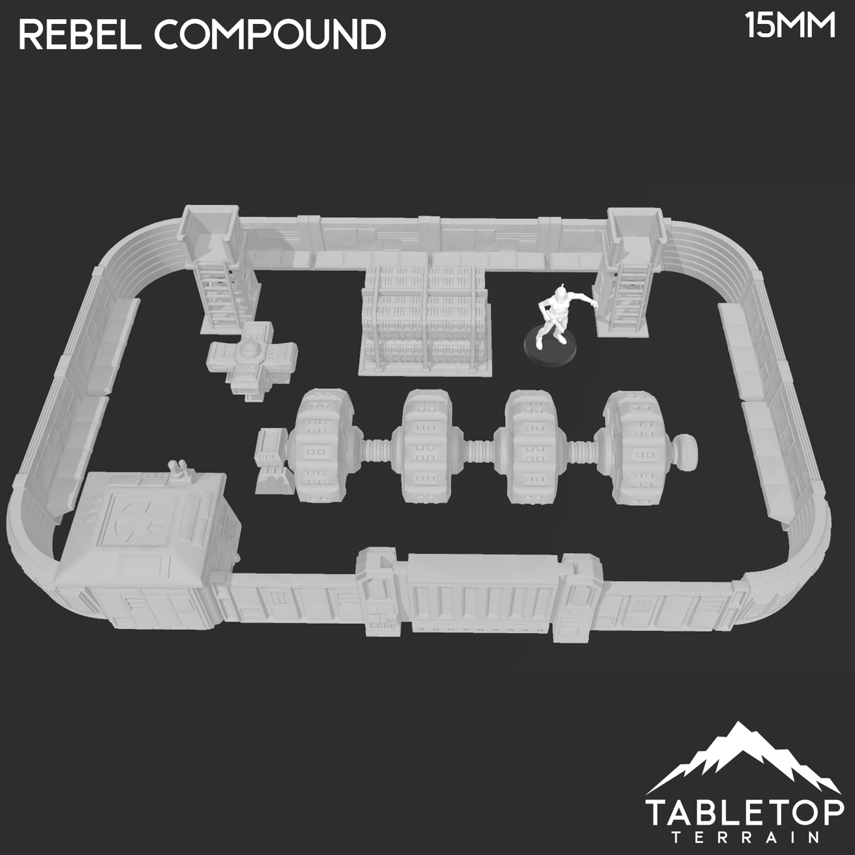 Freedom Fighter's (Rebel) Compound - Star Wars Legion Terrain