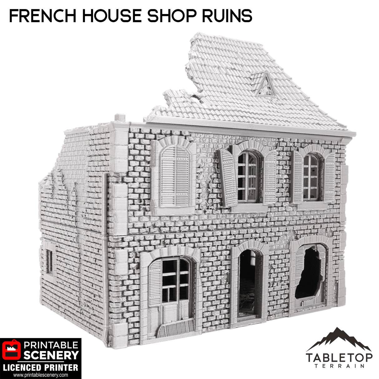 French House Shop Ruins - WWII Building