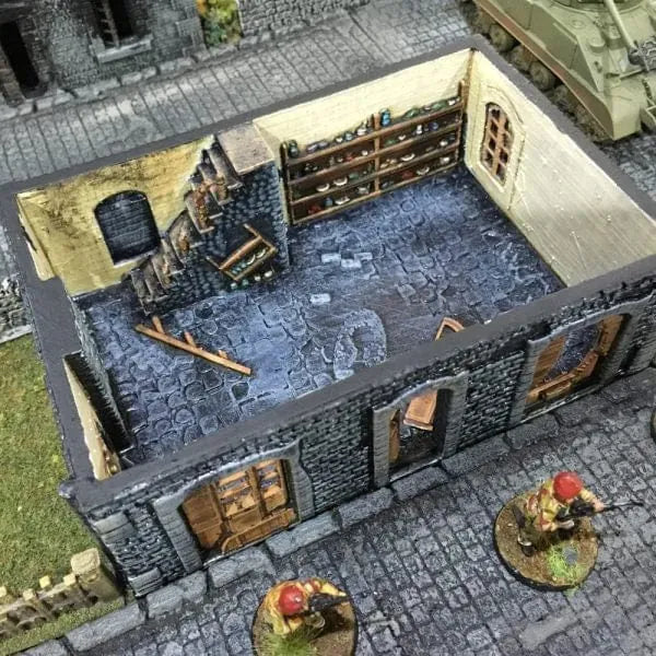 French House Shop Ruins - WWII Building