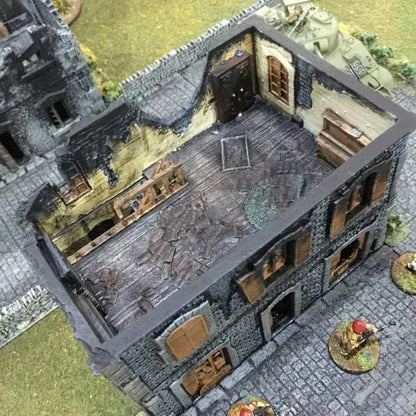 French House Shop Ruins - WWII Building
