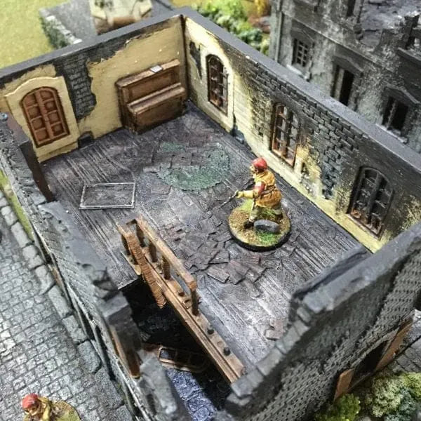 French House Shop Ruins - WWII Building