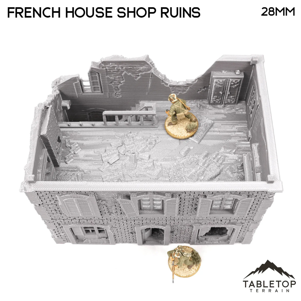 French House Shop Ruins - WWII Building